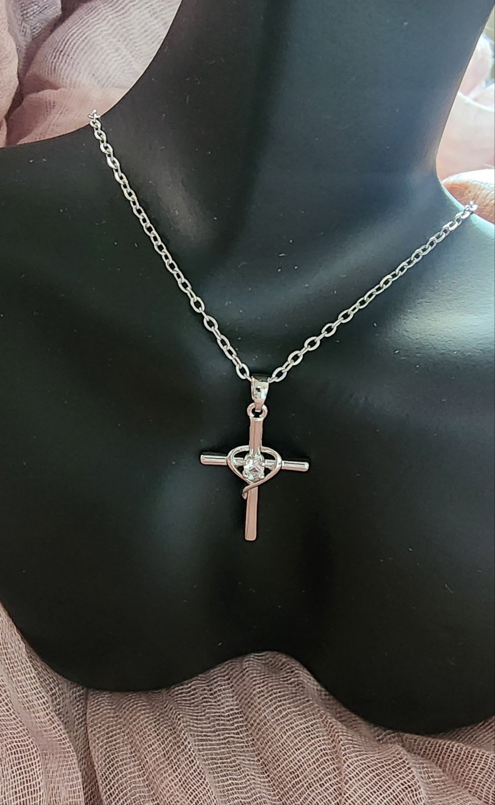 .925 Trendy & Dainty Cross Necklace