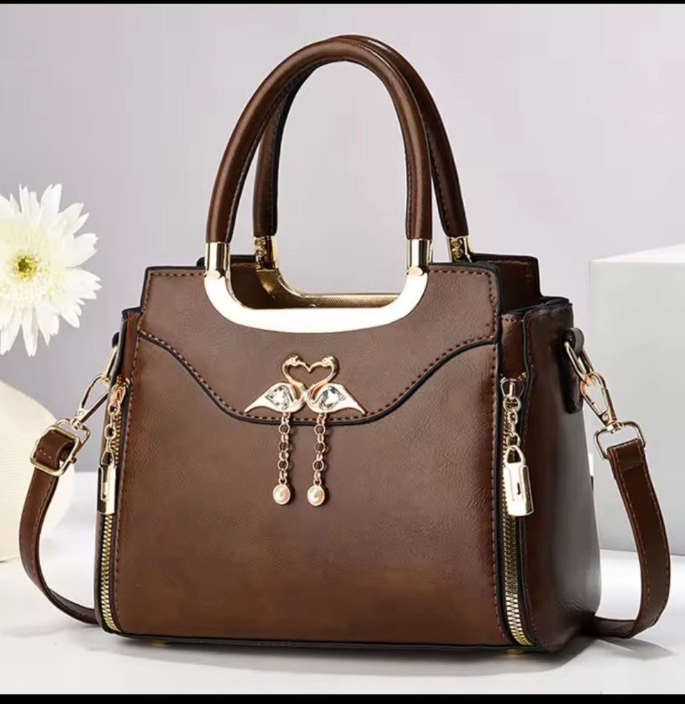 Brown Womans Shoulder Bag
