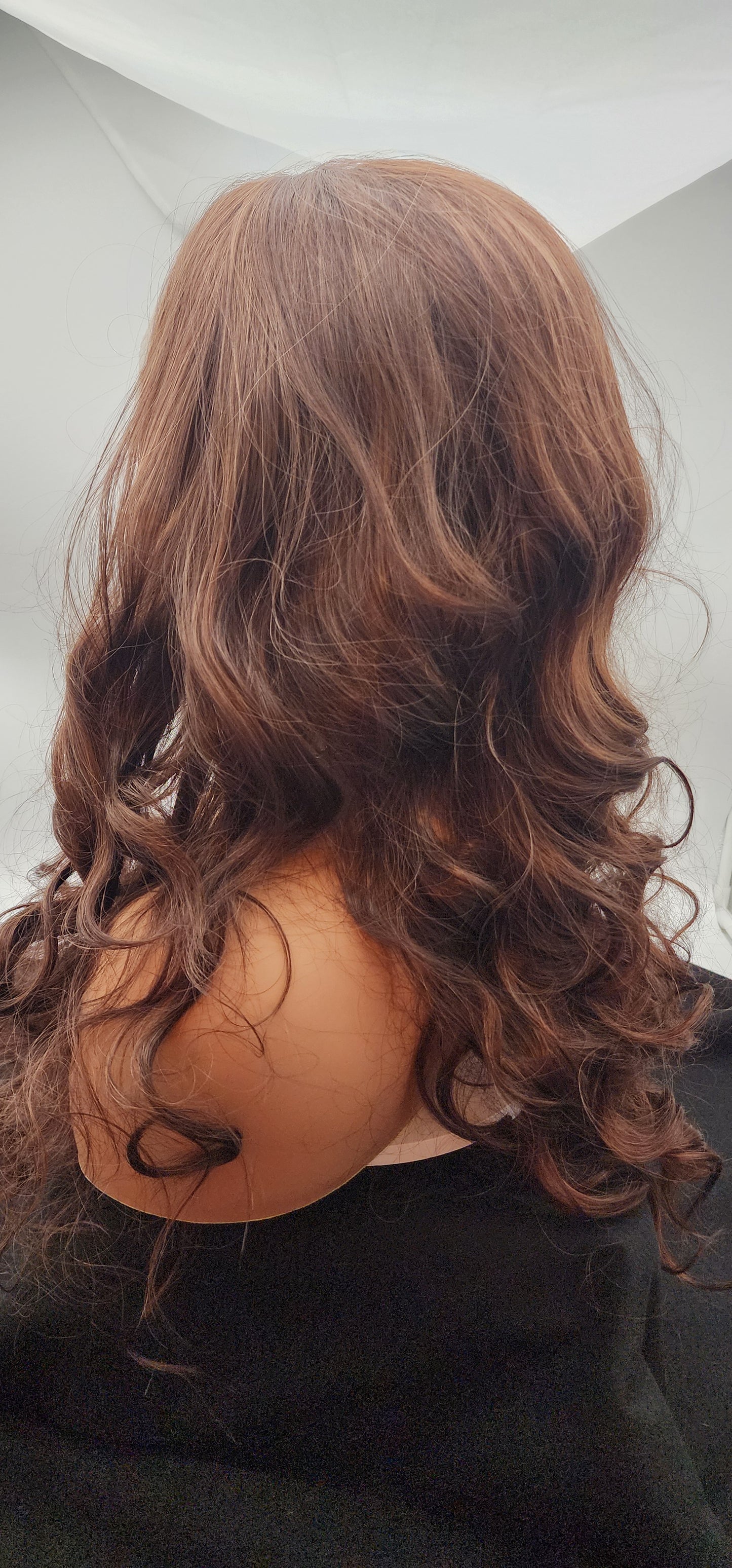 Bombshell Dark Auburn Brunette