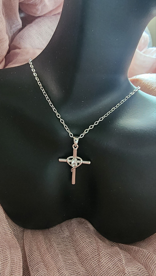 .925 Trendy & Dainty Cross Necklace