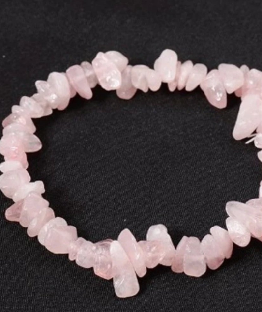 Strawberry Quartz Fashion Irregular Crystal Beaded Bracelets